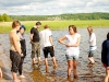 Midsommarfirande vid Ekelunds badstrand 