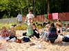Midsommarfirande vid Ekelunds badstrand 